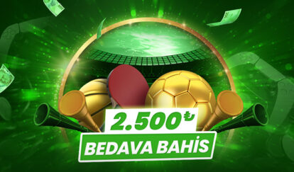 Megablog 2.500 TL BEDAVA BAHİS FIRSATI banner